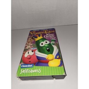 Veggie Tales VHS King George and the‎ Ducky A Lesson About Selfishness Movie